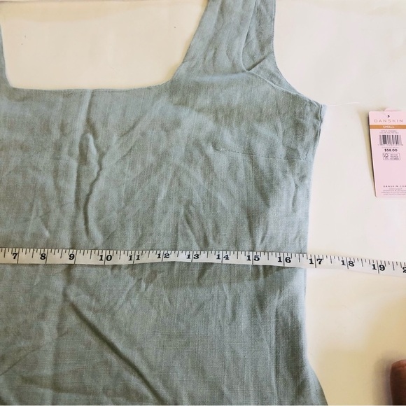 Danskin Women's Square Neck Rayon Soft Texturize Sleeveless Top Size S - Picture 13 of 14